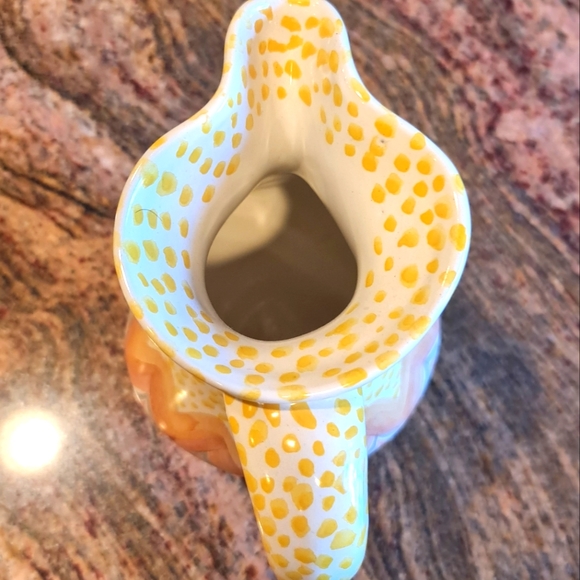 ***SOLD*** Vintage MacKenzie-Childs Red Clay Ceramic Brittany Pitcher - Picture 5 of 10